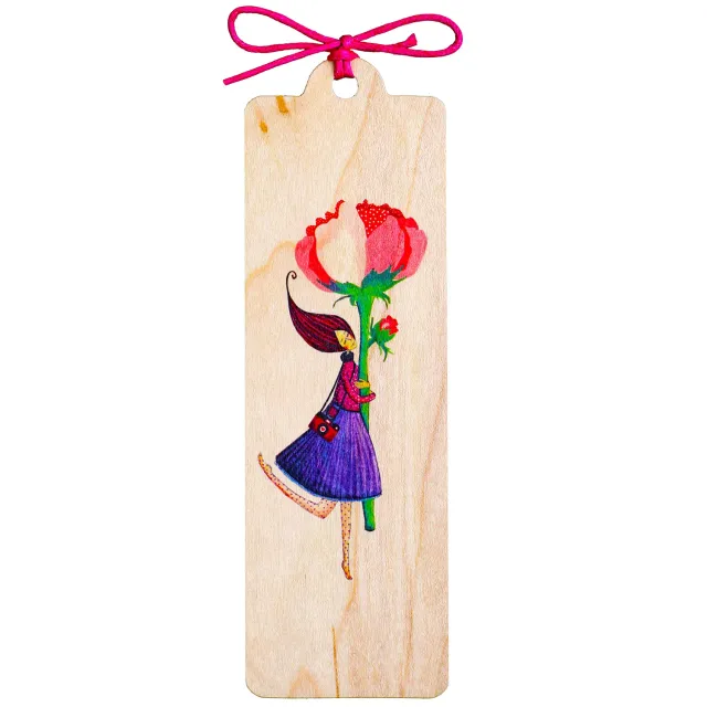 Cozywood Anniversaire marque-page bois 45 x 145 mm