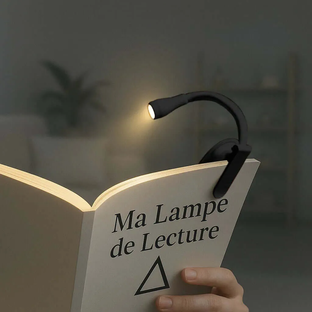 Ma Lampe de Lecture pince lampe rechargeable