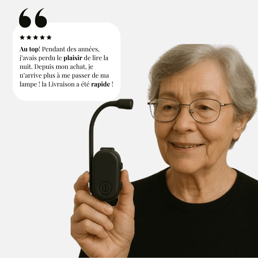 Ma Lampe de Lecture pince lampe rechargeable