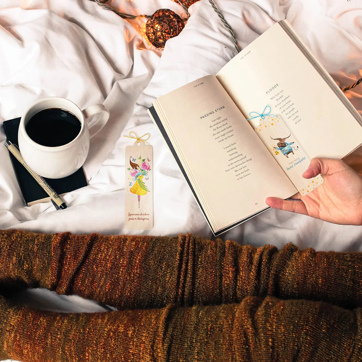 Cozywood Le Petit Prince marque-page bois 45 x 145 mm