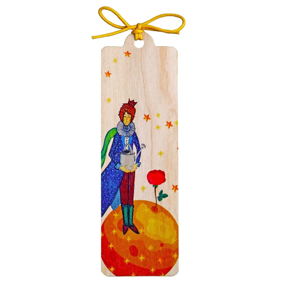 Cozywood Le Petit Prince marque-page bois 45 x 145 mm