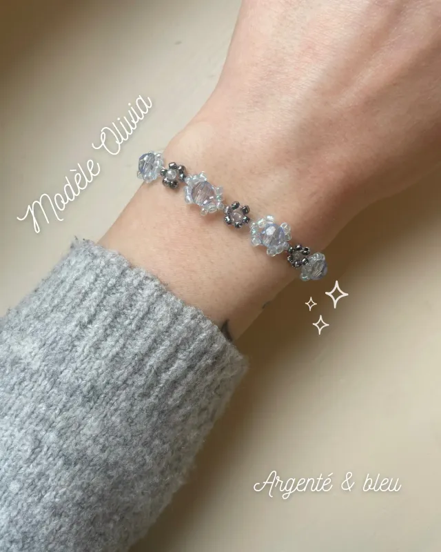 Pages en perles Olivia bracelet en perles ajustable