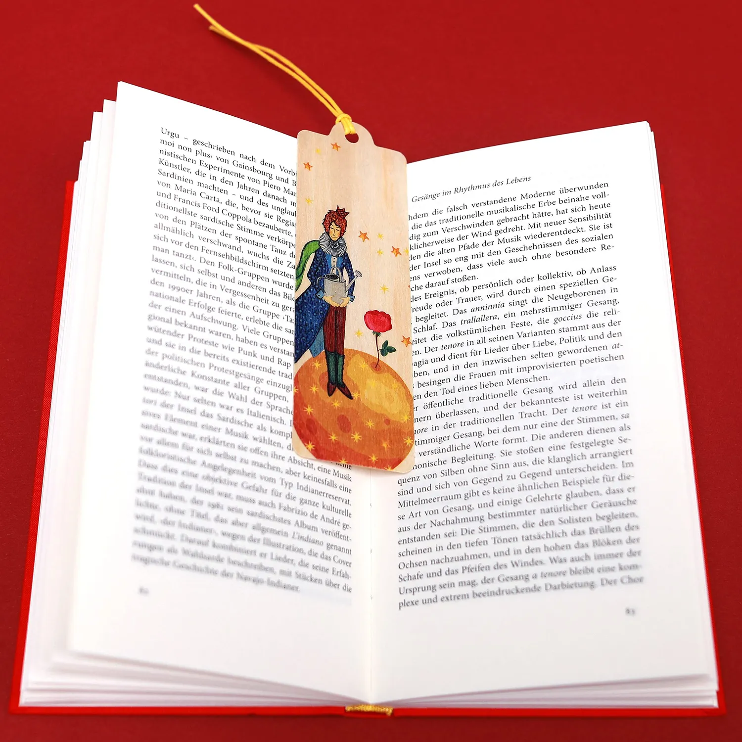 Cozywood Le Petit Prince marque-page bois 45 x 145 mm