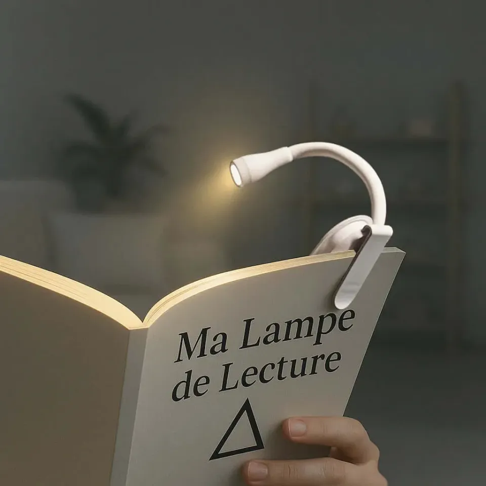 Ma Lampe de Lecture pince lampe rechargeable