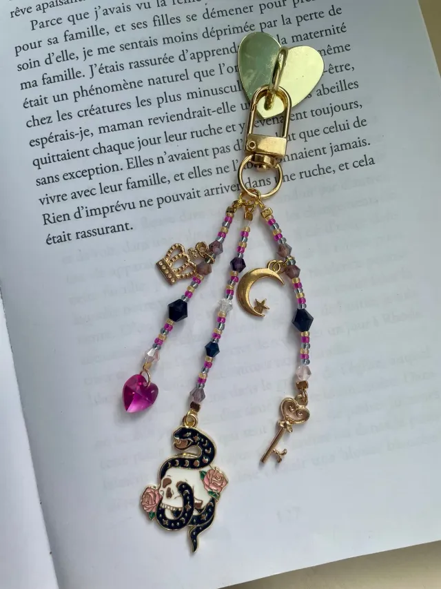 Pages en perles accessoire liseuse perles fait main